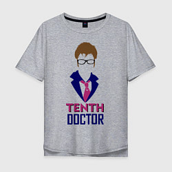 Мужская футболка оверсайз Tenth Doctor