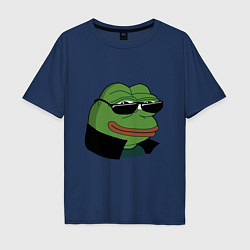 Мужская футболка оверсайз Pepe в очках EZ