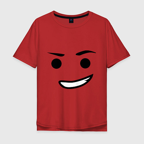 Мужская футболка оверсайз Emmet / Красный – фото 1