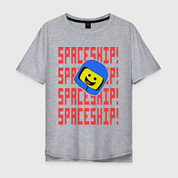 Мужская футболка оверсайз Spaceship