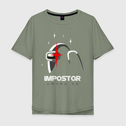 Мужская футболка оверсайз Among Us, Impostor
