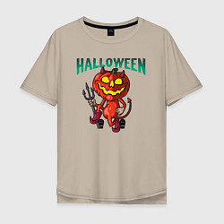Мужская футболка оверсайз Halloween