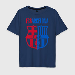 Мужская футболка оверсайз Barcelona FC