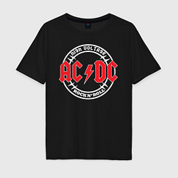 Мужская футболка оверсайз ACDC