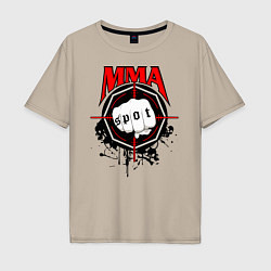 Мужская футболка оверсайз MMA
