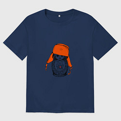 Мужская футболка оверсайз Родина Россия