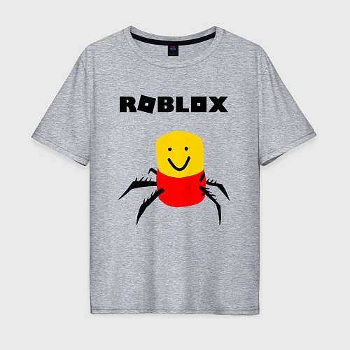 Мужская футболка оверсайз ROBLOX / Меланж – фото 1