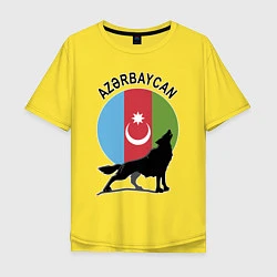 Мужская футболка оверсайз Азербайджан