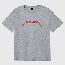 Футболка оверсайз мужская And Justice For All Metallica, цвет: меланж