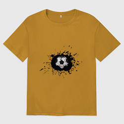 Мужская футболка оверсайз Soccer Ball