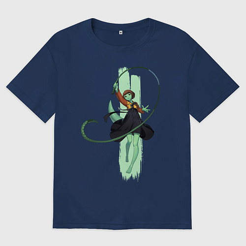 Мужская футболка оверсайз Принцесса Анак / Тёмно-синий – фото 1