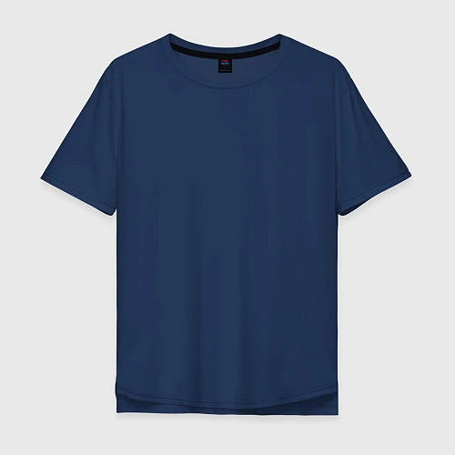 Мужская футболка оверсайз Нижний Новгорд EVLTN / Тёмно-синий – фото 1