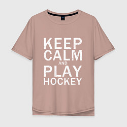 Мужская футболка оверсайз K C a Play Hockey