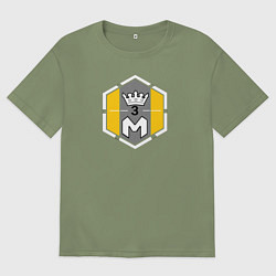 Мужская футболка оверсайз Танкист Мастер