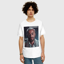 Футболка оверсайз мужская Голяк Brassic Винни, цвет: белый — фото 2