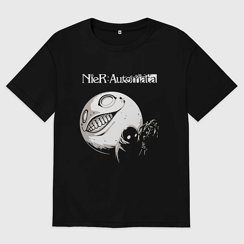 Мужская футболка оверсайз NIER AUTOMATA / Черный – фото 1