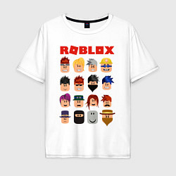 Футболка оверсайз мужская ROBLOX, цвет: белый