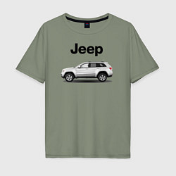 Мужская футболка оверсайз Jeep