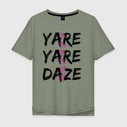 Мужская футболка оверсайз YARE YARE DAZE