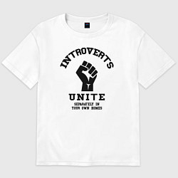 Мужская футболка оверсайз Introvert