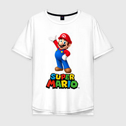Мужская футболка оверсайз Super Mario