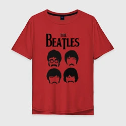Мужская футболка оверсайз The Beatles Liverpool Four