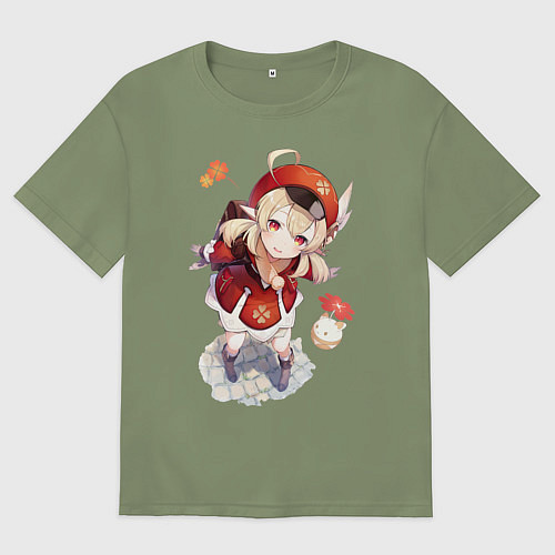 Мужская футболка оверсайз Милая Кли / Авокадо – фото 1