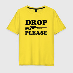 Мужская футболка оверсайз Drop Please