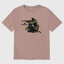 Мужская футболка оверсайз CS:GO