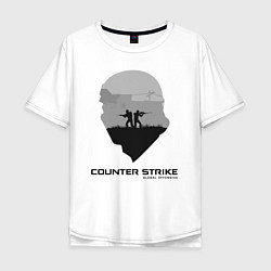 Мужская футболка оверсайз CS GO Terrorist