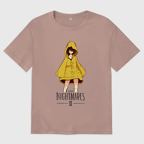 Мужская футболка оверсайз Little Nightmares 2 / Пыльно-розовый – фото 1