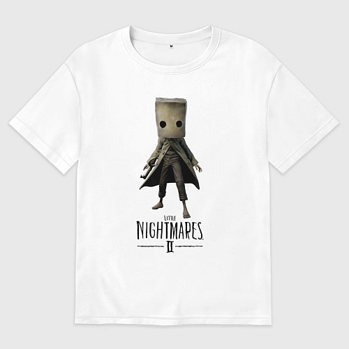 Мужская футболка оверсайз Little Nightmares 2 / Белый – фото 1