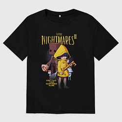 Футболка оверсайз мужская LITTLE NIGHTMARES 2, цвет: черный