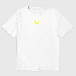 Футболка оверсайз мужская Sailor Moon, цвет: белый