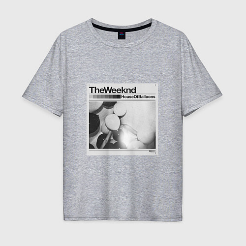 Мужская футболка оверсайз House Of Balloons The Weeknd / Меланж – фото 1