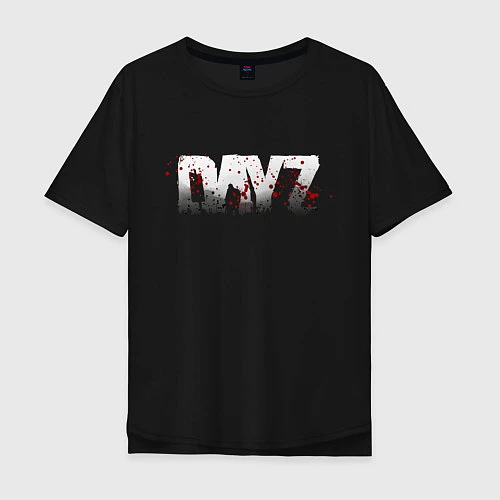 Мужская футболка оверсайз DayZ / Черный – фото 1