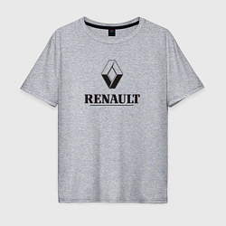 Мужская футболка оверсайз Renault Logo Рено логотип