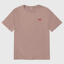 Футболка оверсайз мужская Cannibal Corpse Труп Каннибала спина Z, цвет: пыльно-розовый