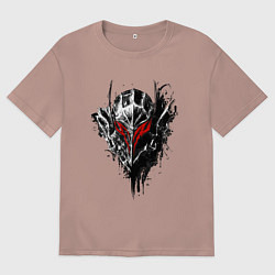 Футболка оверсайз мужская BERSERK, цвет: пыльно-розовый