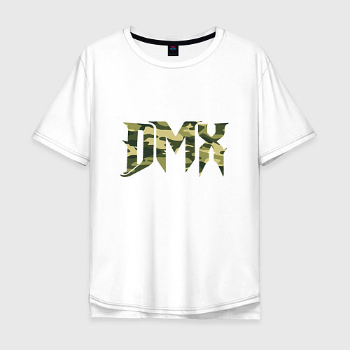 Мужская футболка оверсайз DMX Soldier / Белый – фото 1