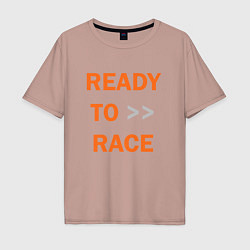 Мужская футболка оверсайз KTM READY TO RACE спина Z