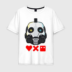 Мужская футболка оверсайз Love, Death and Robots XBOT 4000 Z
