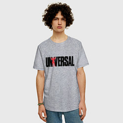 Футболка оверсайз мужская ANIMAL UNIVERSAL ЭНИМАЛ, цвет: меланж — фото 2