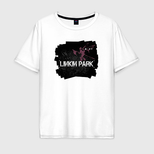 Мужская футболка оверсайз Linkin Park LP 202122 / Белый – фото 1