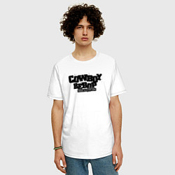 Футболка оверсайз мужская Cowboy Bebop, цвет: белый — фото 2