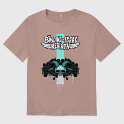 Футболка оверсайз мужская Айзек, цвет: пыльно-розовый