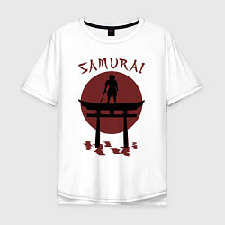 Мужская футболка оверсайз Дух самурая