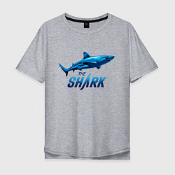 Мужская футболка оверсайз Акула The Shark