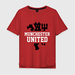 Мужская футболка оверсайз Манчестер Юнайтед Red Devils