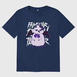 Футболка оверсайз мужская Familiar Demon Teacher, цвет: тёмно-синий